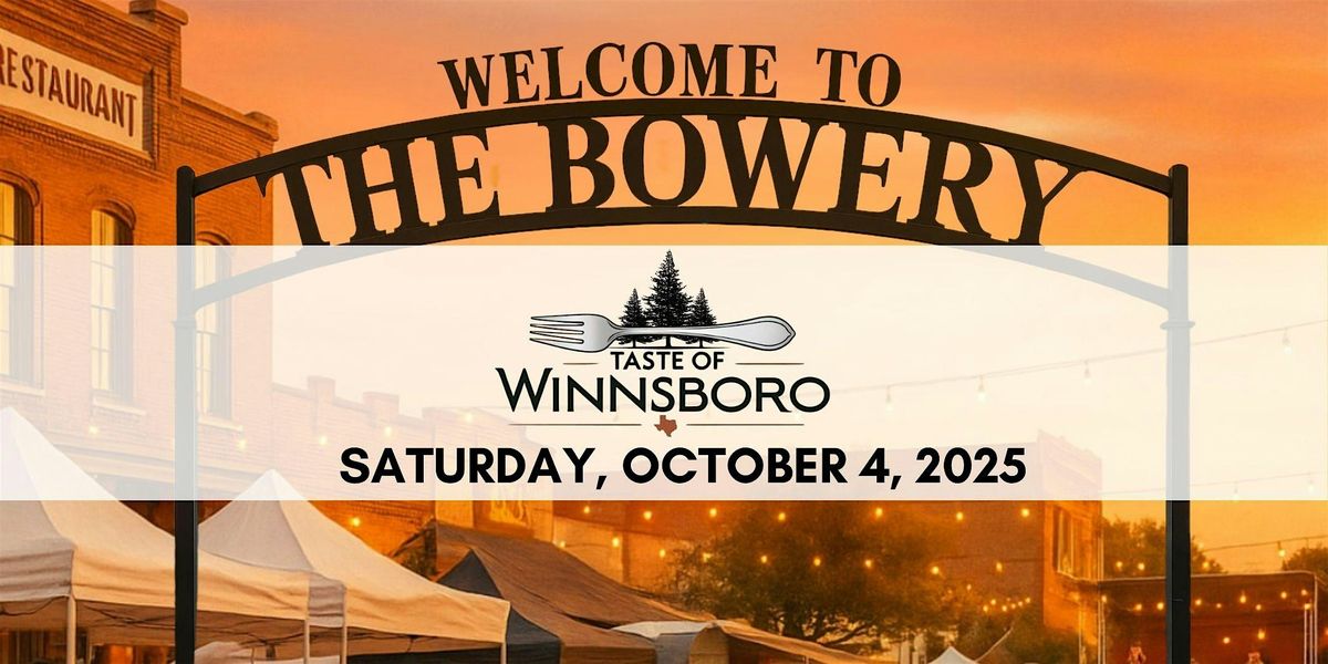 Taste of Winnsboro, 4 October | Event in Winnsboro | AllEvents