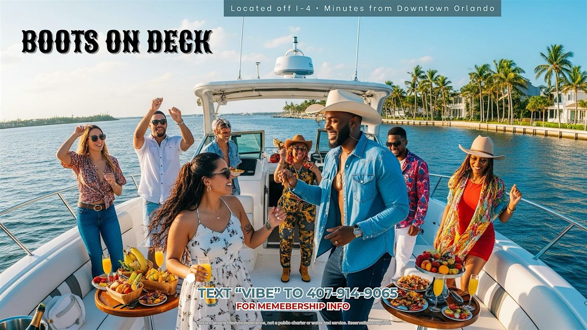 Boots on Deck: Country Cruise Vibes, 15 August | Event in Sanford | AllEvents