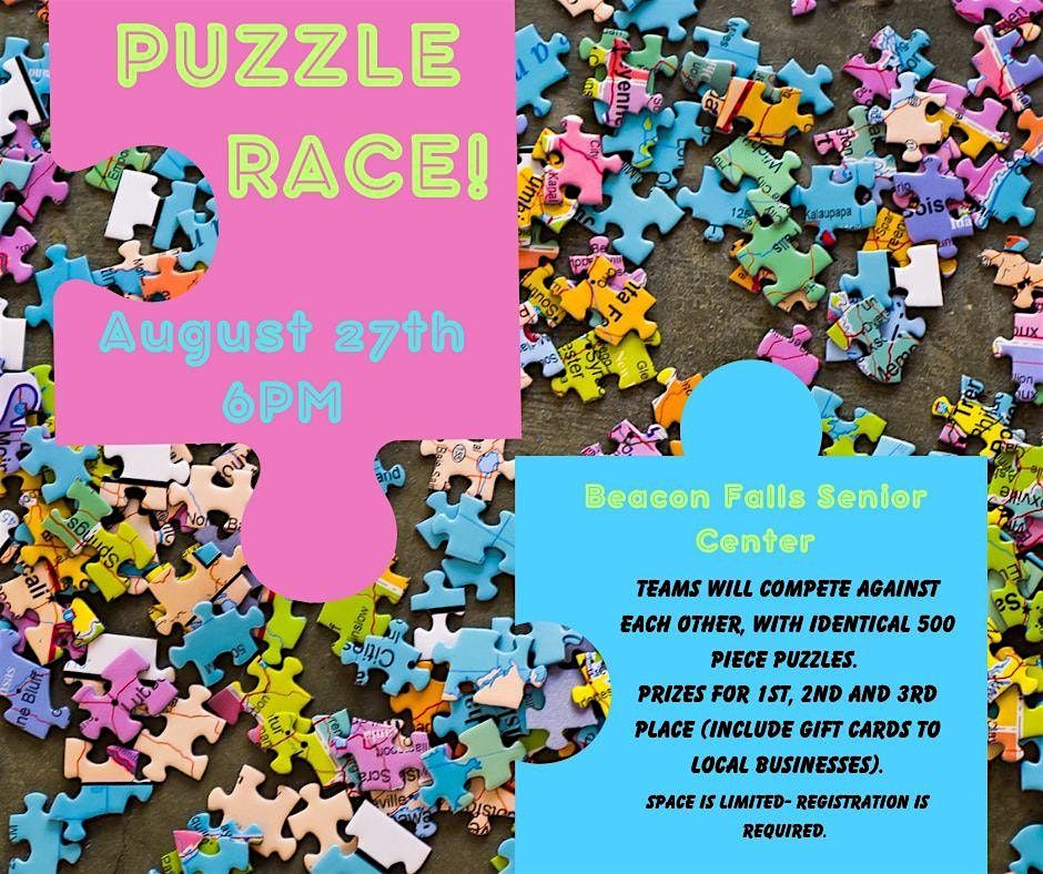 Puzzle Race (Adult/YA Program), 27 August | Event in Beacon Falls | AllEvents