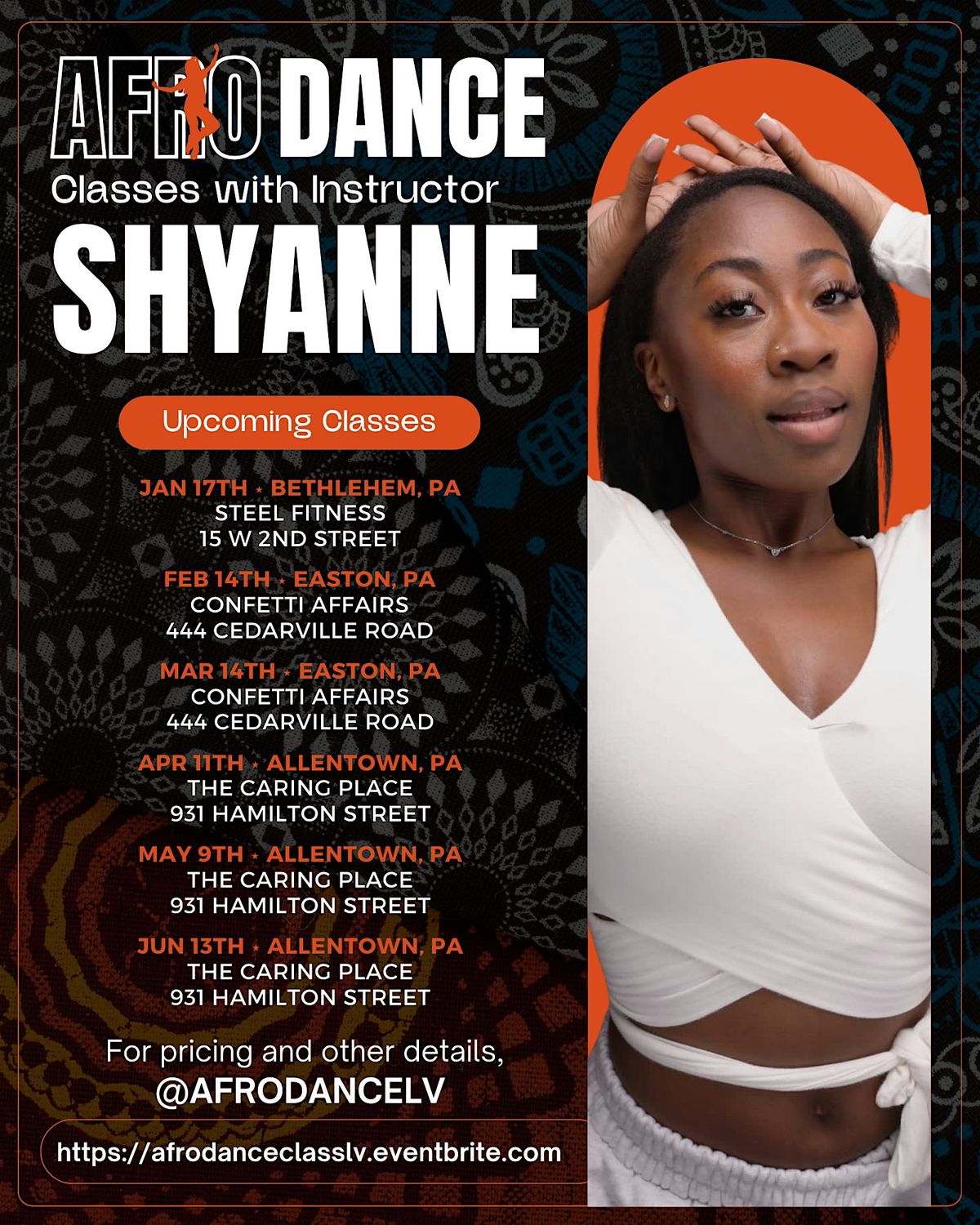 Afro Dance Class, 13 June | Event in Allentown | AllEvents