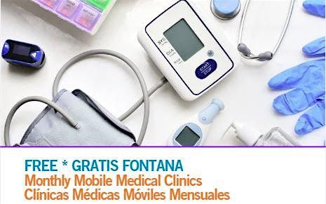 Monthly Medical Clinics  *FONTANA* GRATIS Clínicas Médicas Mensuales | Event in Fontana | AllEvents