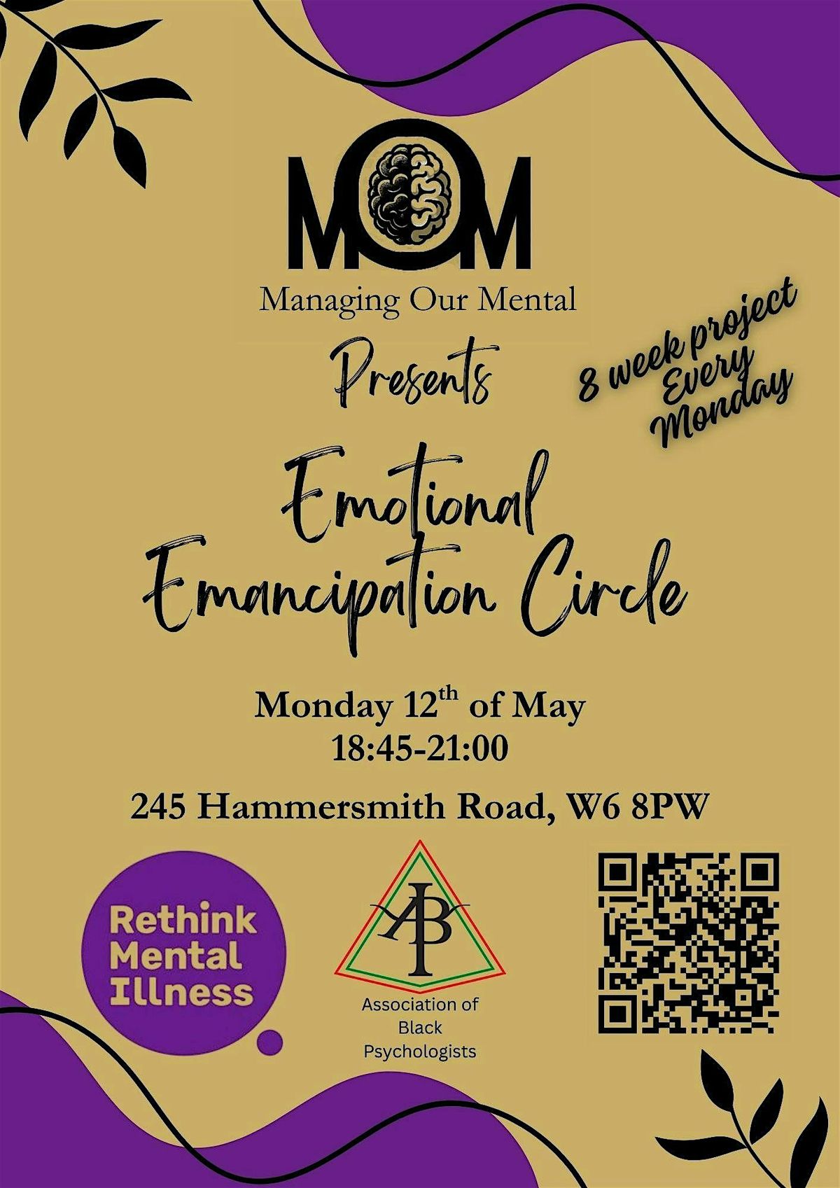 Managing Our Mental : Emotional Emancipation Circles (EECs), 23 June | Event in London | AllEvents