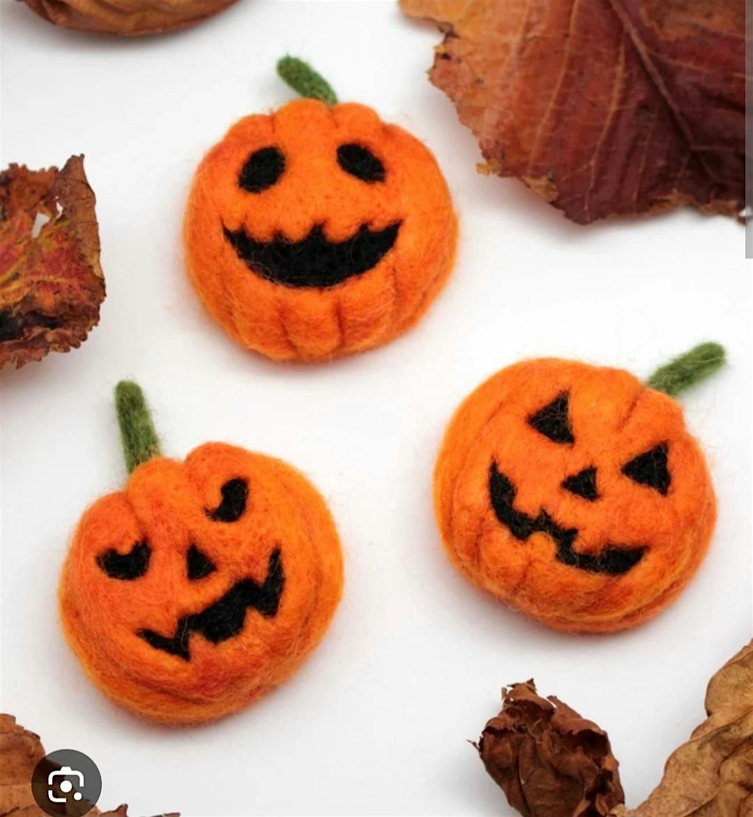 Workshop: 3D Felted Jack O Lanterns, 18 October | Event in Didsbury | AllEvents