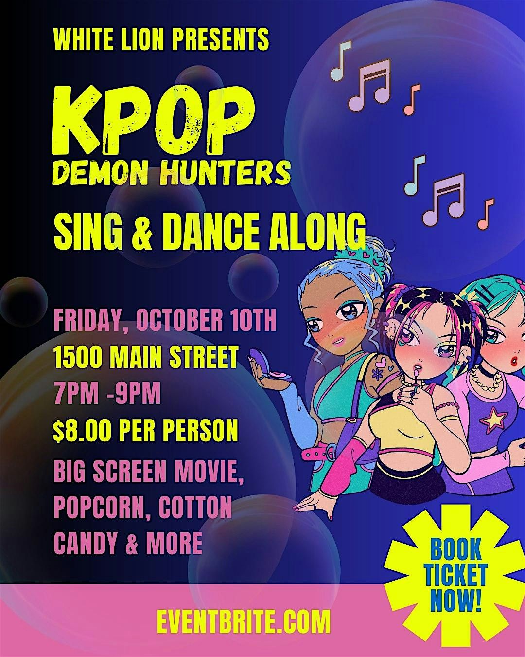 ALL  AGES  SING  ALONG :     K-Pop Demon Hunters, 10 October | Event in Springfield | AllEvents