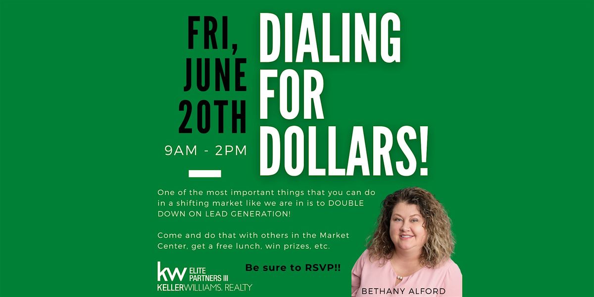 ((KW CLERMONT)) Power Day - Dialing for Dollars!, 25 July | Event in Clermont | AllEvents