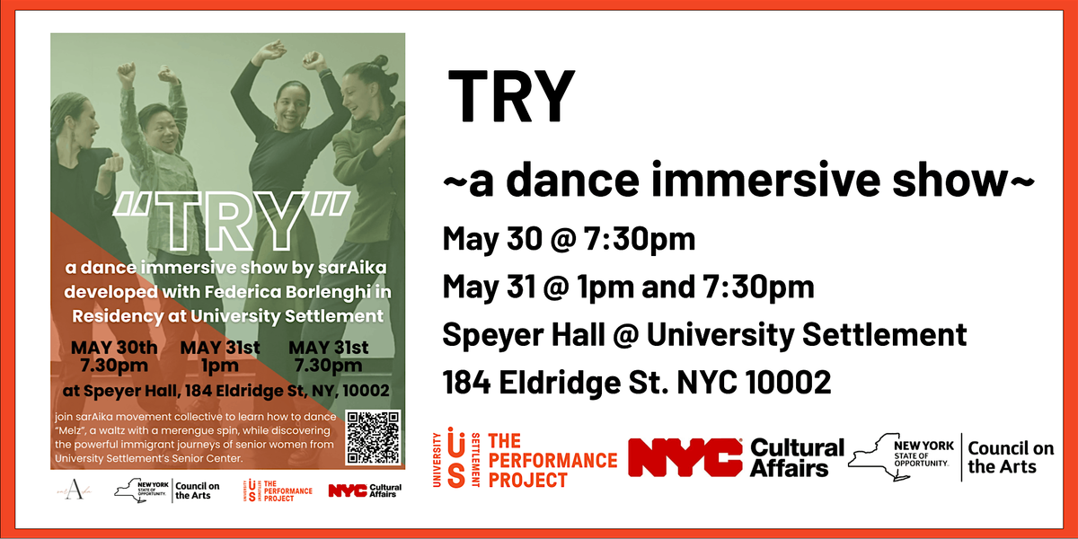 "TRY" ~a dance immersive show~ | Event in New York | AllEvents