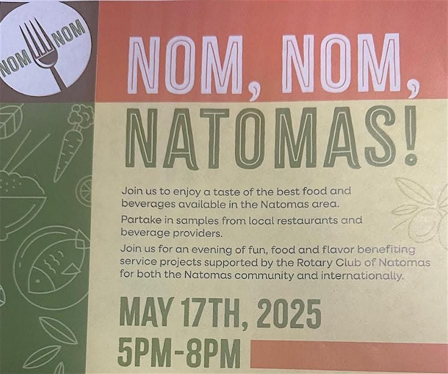 NOM, NOM, Natomas, 17 May | Event in Sacramento | AllEvents