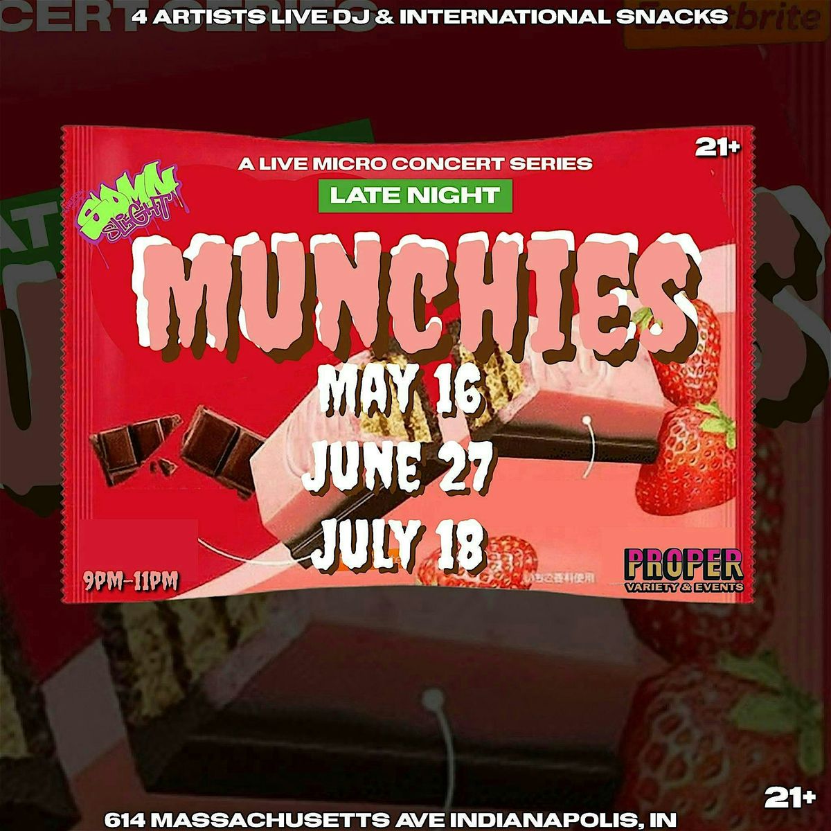 Late Night Munchies, 16 May | Event in Indianapolis | AllEvents