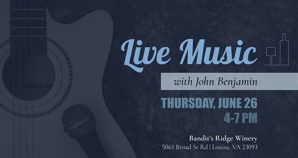 Live Music with John Benjamin, 26 June | Event in Louisa | AllEvents