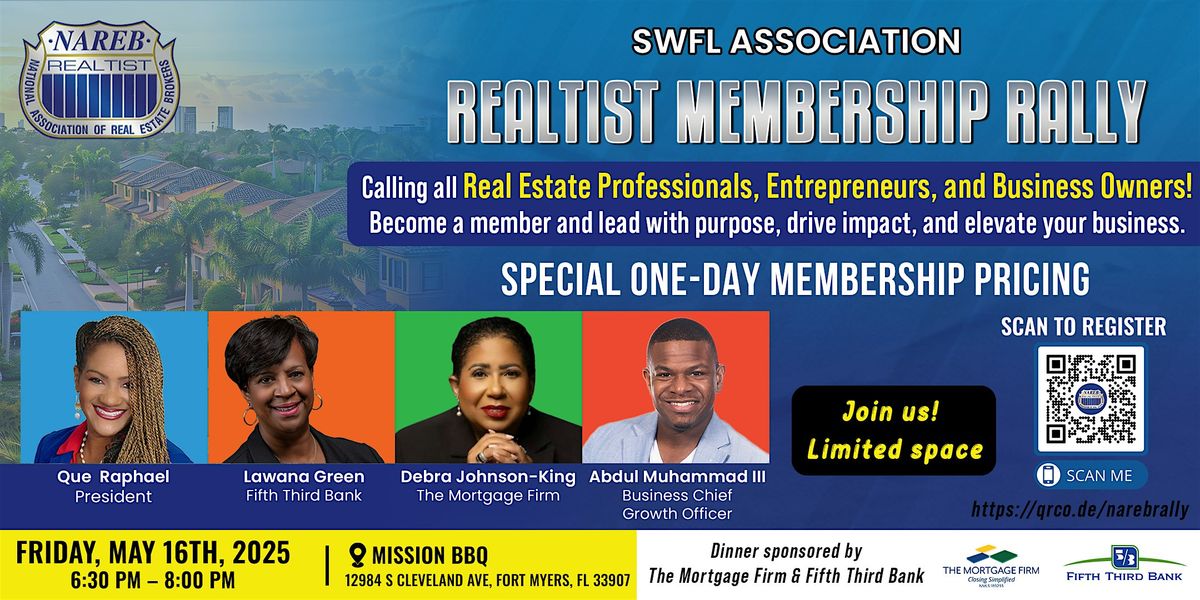 SWFL REAL ESTATE RALLY, 16 May | Event in Fort Myers | AllEvents