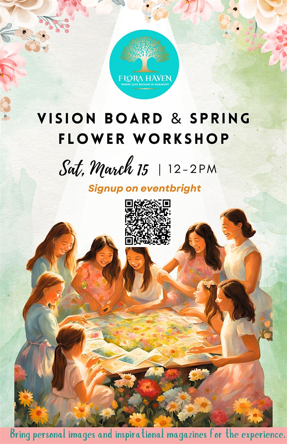 Vision Board & Spring Flower Workshop (03/15), 2350 Harris Way, San ...