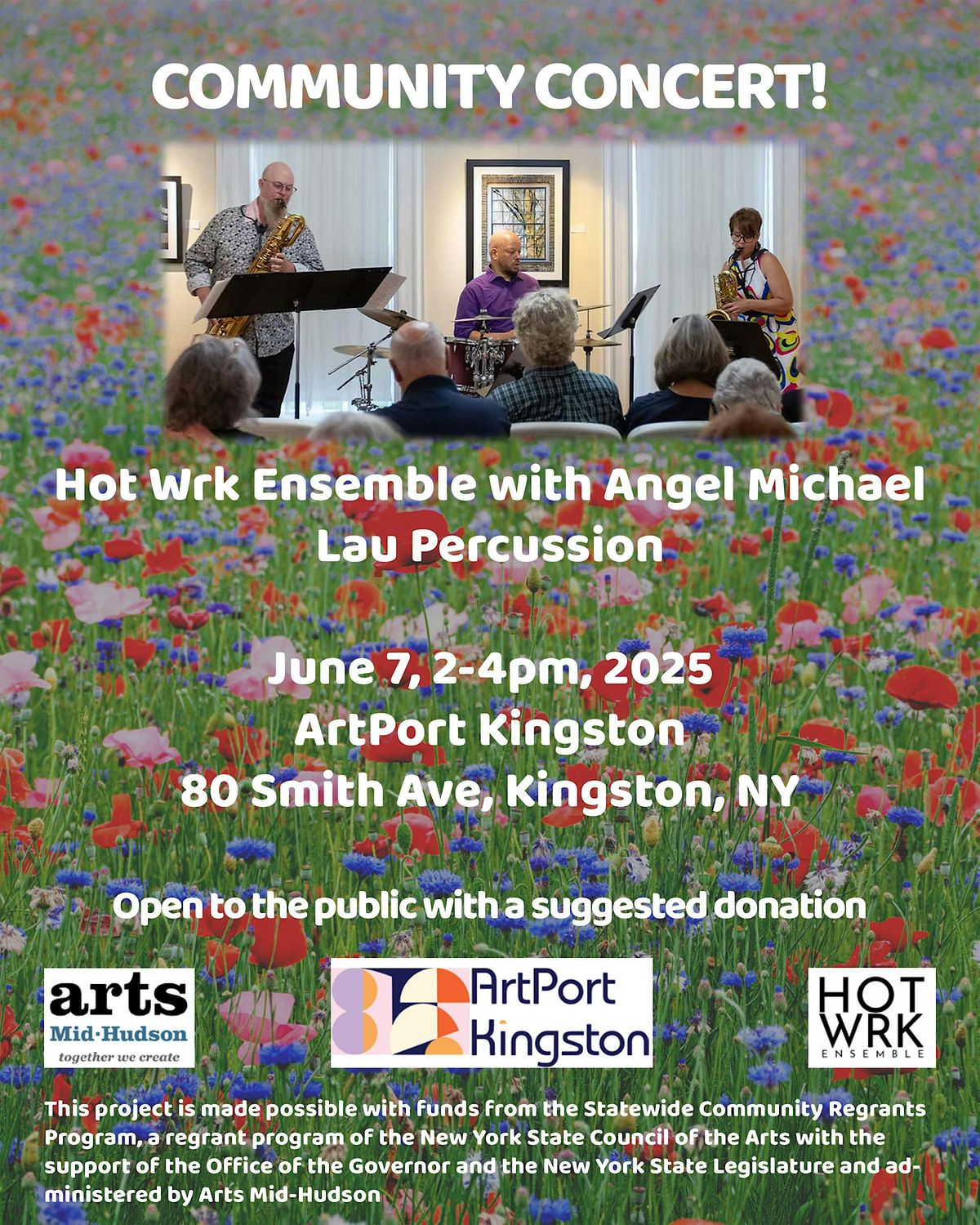Community Concert: Hot Wrk Ensemble, 26 July | Event in Kingston | AllEvents