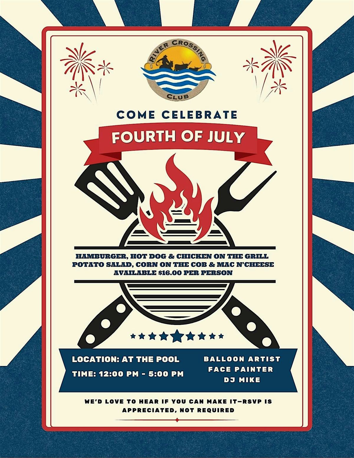 4th of July Pool Party at RCC, 4 July | Event in Spring Branch | AllEvents