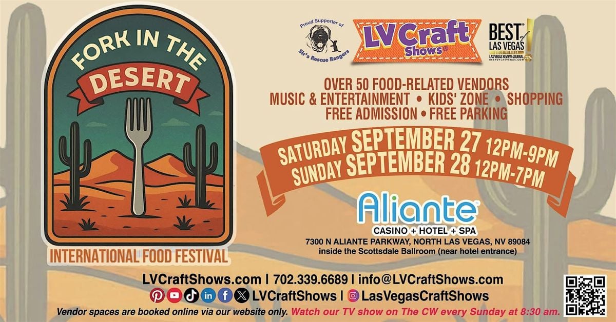 Fork in the Desert International Food Festival, 27 September | Event in North Las Vegas | AllEvents