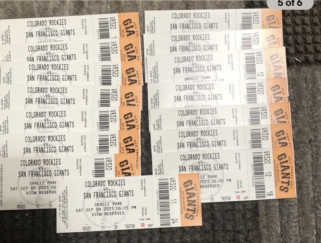 Colorado Rockies at San Francisco Giants Tickets | Event in San Francisco | AllEvents