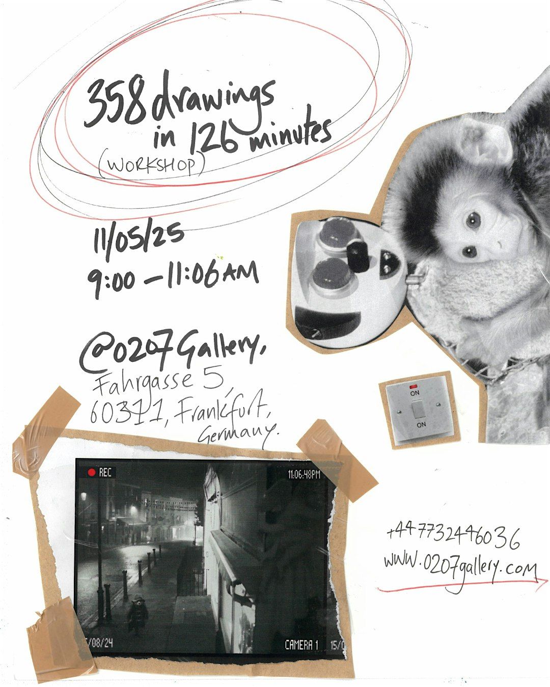 0207 Gallery - 358 Drawings in 126 Minutes (workshop), 11 May | Event in Frankfurt am Main | AllEvents