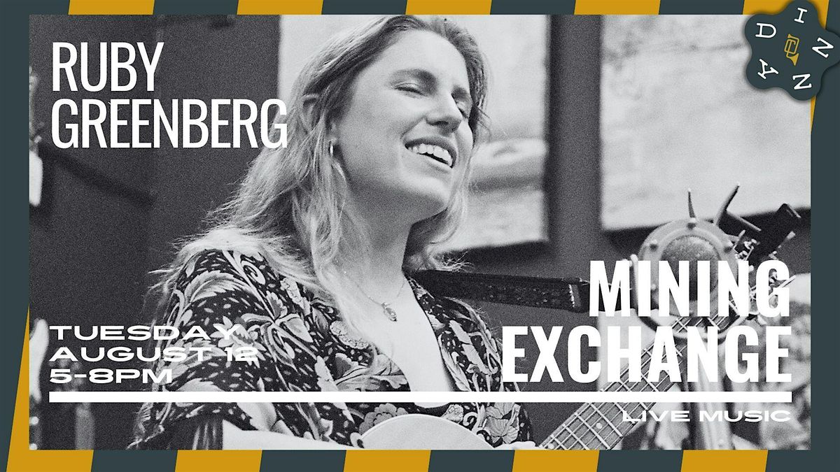 Ruby Greenberg, 12 August | Event in Colorado Springs | AllEvents