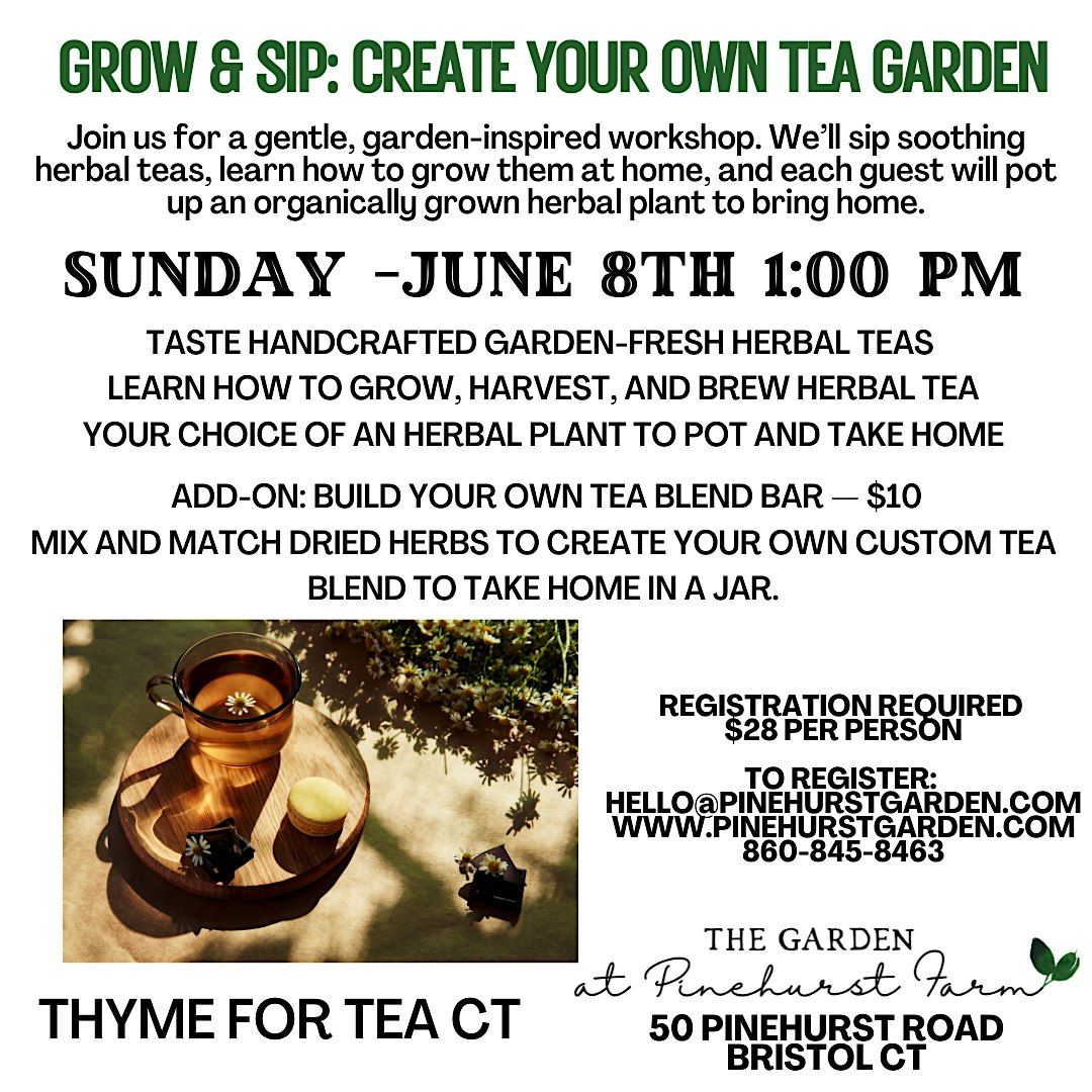 Grow & Sip: Herbal Tea Garden Workshop, 13 July | Event in Bristol | AllEvents