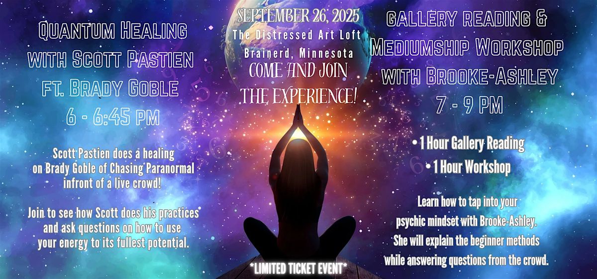 Brooke-Ashley Gallery Reading & Mediumship Workshop ft  Live Energy Healing, 26 September | Event in Brainerd