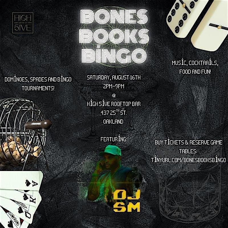 Bones, Books & Bingo, 16 August | Event in Oakland | AllEvents