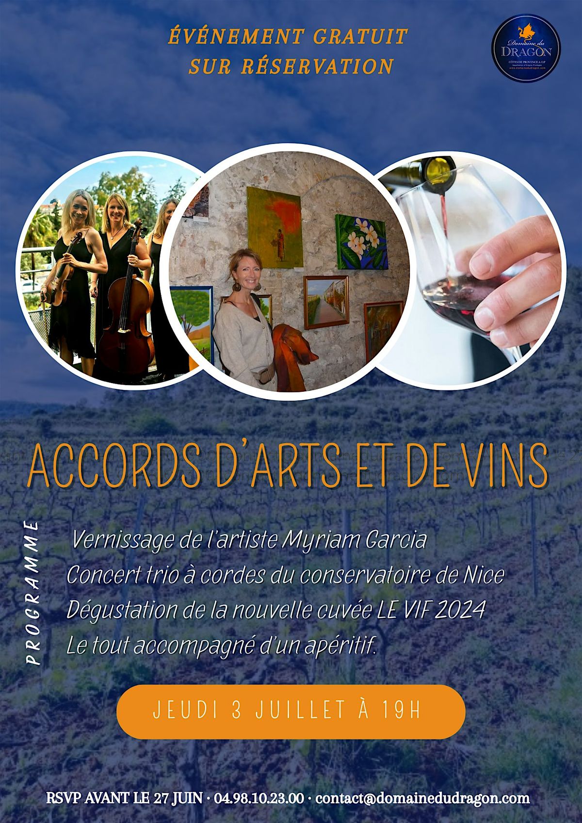 Accords d'Arts et de Vins, 3 July | Event in Draguignan | AllEvents