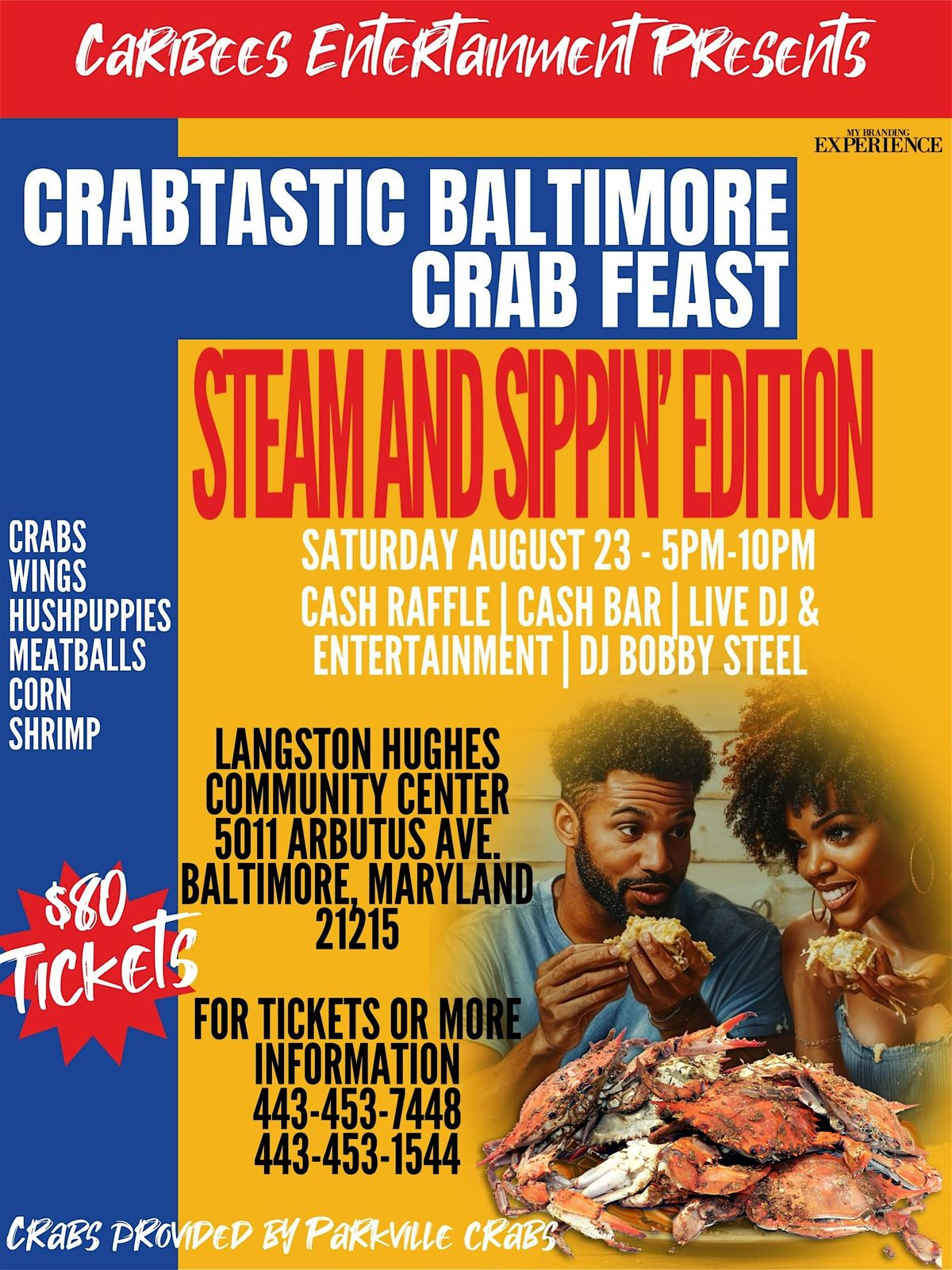 CRABTASTIC BALTIMORE CRAB FEAST   STEAM AND SIPPIN’ EDITION, 23 August | Event in Baltimore | AllEvents