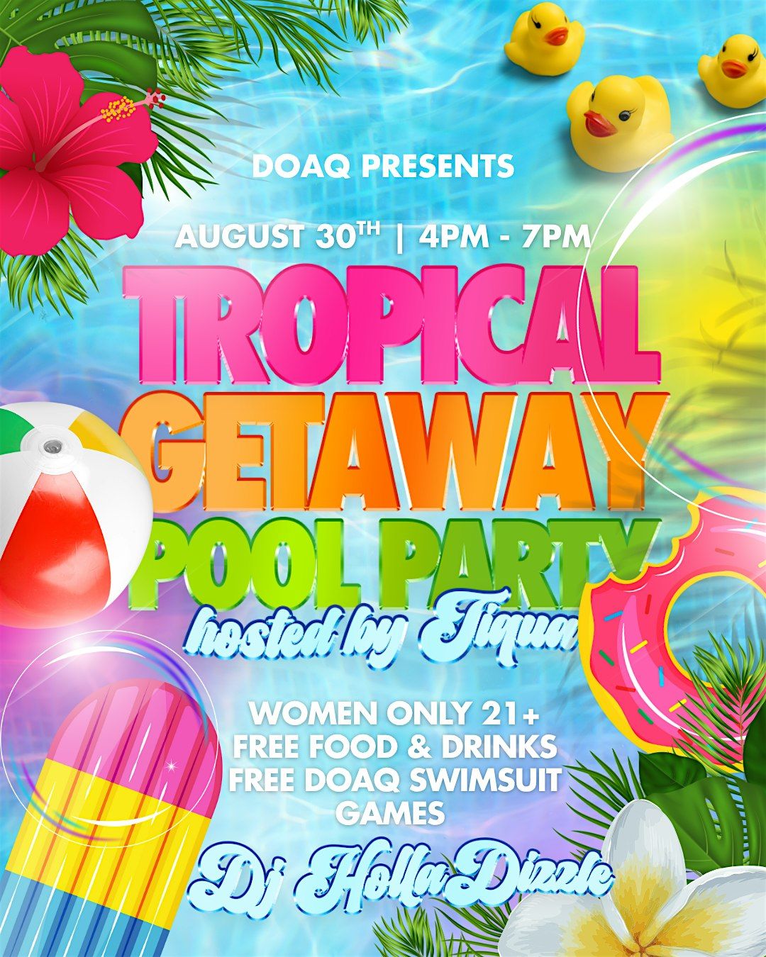 Tropical Getaway Pool Party, 30 August | Event in Tulsa | AllEvents
