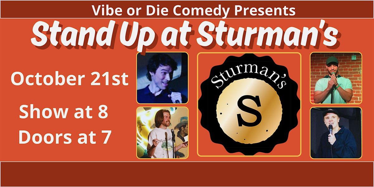 Stand Up at Sturman's, 21 October | Event in Eagle | AllEvents