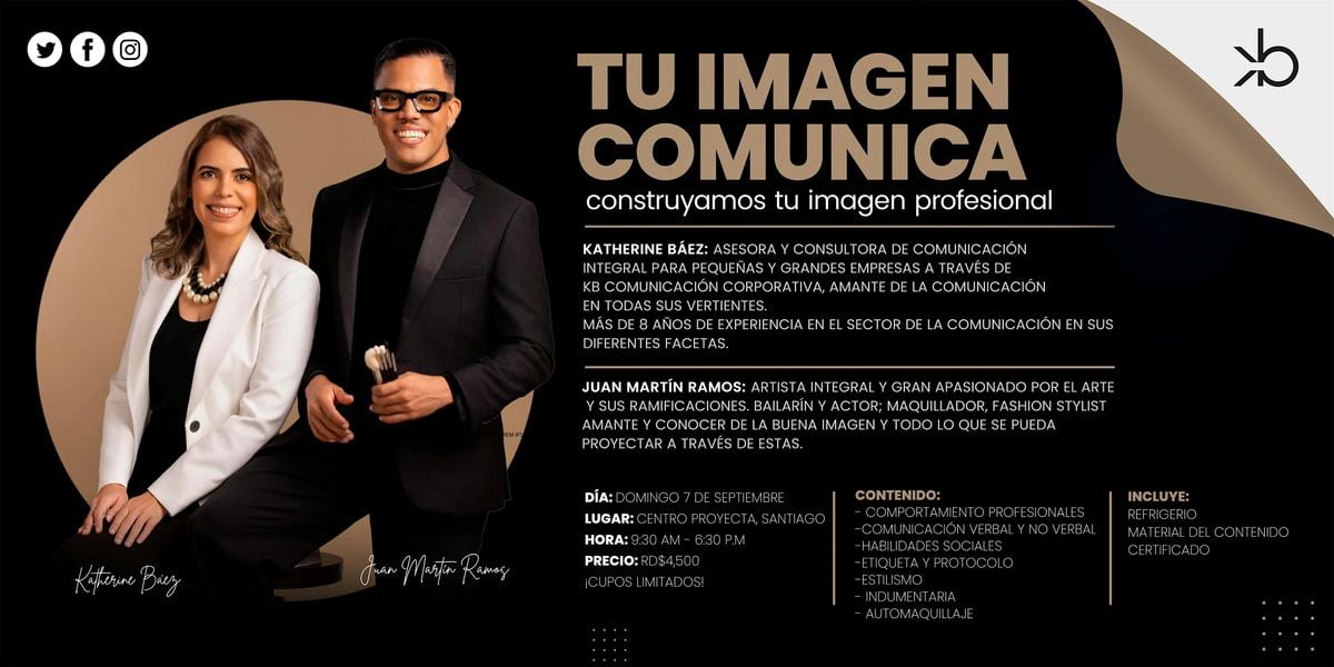 Tu Imagen Comunica,Construyamos Tu Imagen Profesional, 7 September | Event in Santiago de los Caballeros | AllEvents