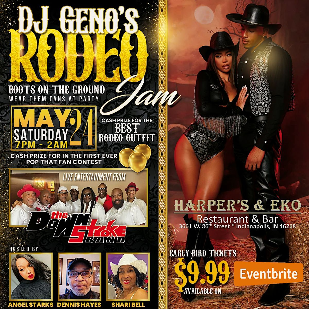 Dj GENO Rodeo Jam Boots on the ground where dem fans at party, 24 May | Event in Indianapolis | AllEvents