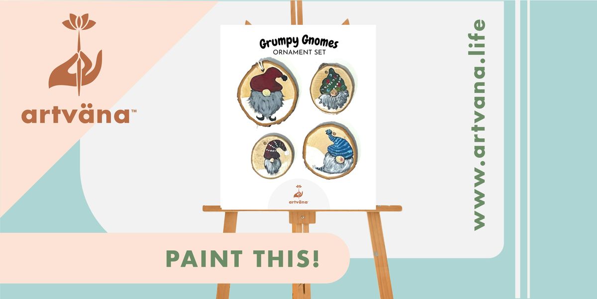 Holiday Paint & Sip at the 15% Board Game Cafe Tacoma by Artvana December, 18 December | Event in Tacoma