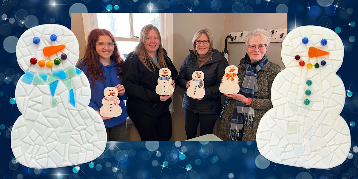 Glass Mosaic class - Snowman - at The Vineyard at Hershey!, 11 January | Event in Middletown | AllEvents