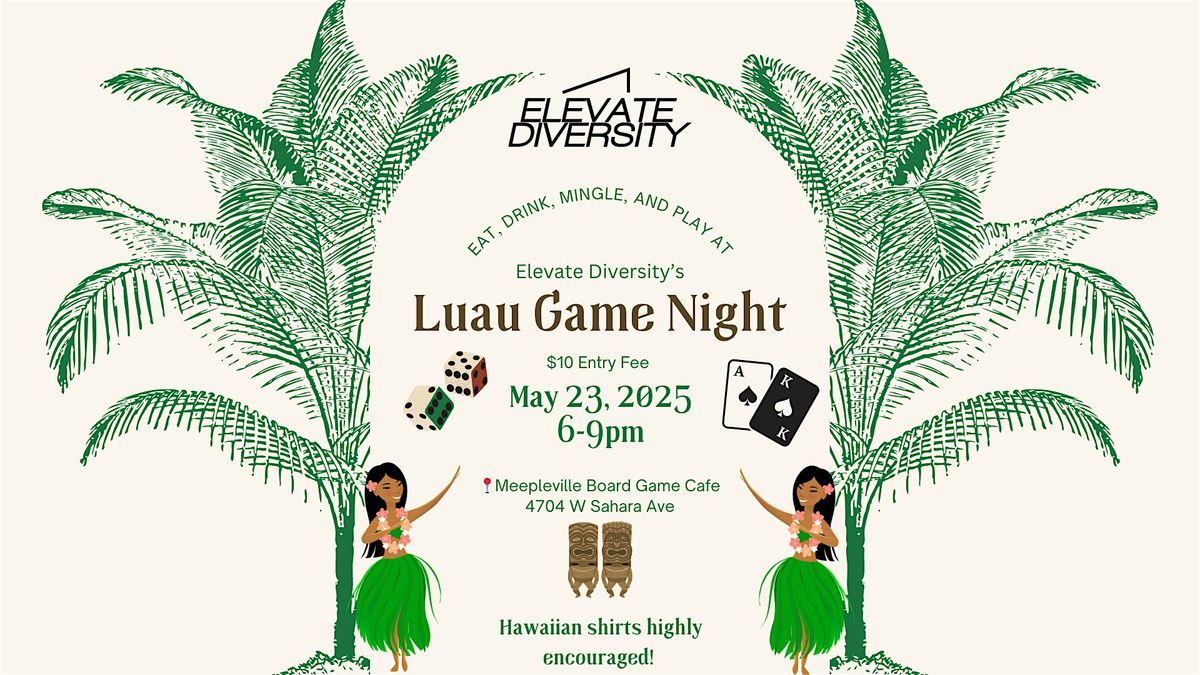 Luau Board Game Night!, 23 May | Event in Las Vegas | AllEvents