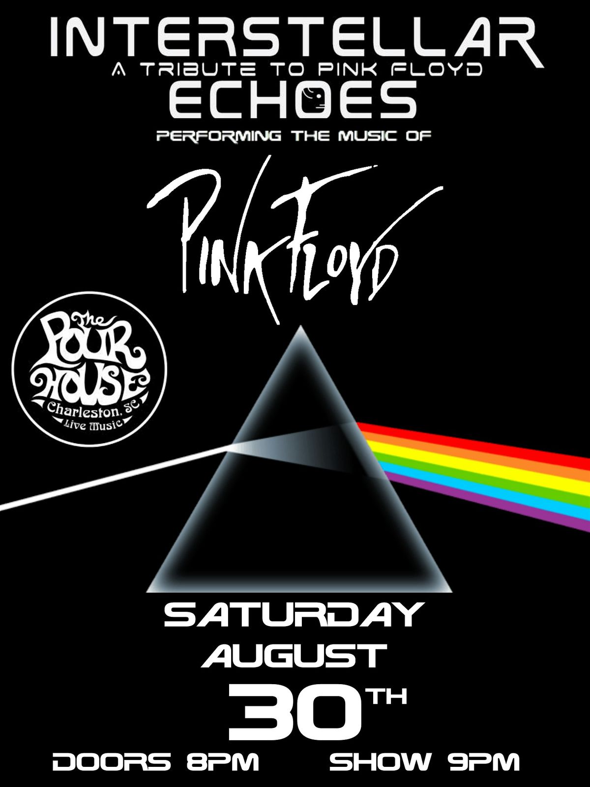 Interstellar Echoes - A tribute to Pink Floyd | Event in Charleston Pour House | AllEvents