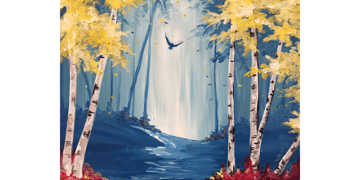 Among the Birches - Paint and Sip in Sacramento | Classpop!™, 10 August | Event in Elk Grove | AllEvents