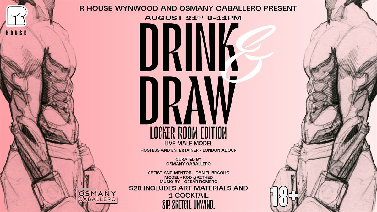 Drink & Draw August 2025: Locker Room Edition, 21 August | Event in Miami | AllEvents