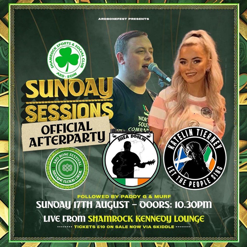 Sunday Sessions Afterparty with Shea Doolin & Katelin Tierney, 17 August | Event in Belfast | AllEvents