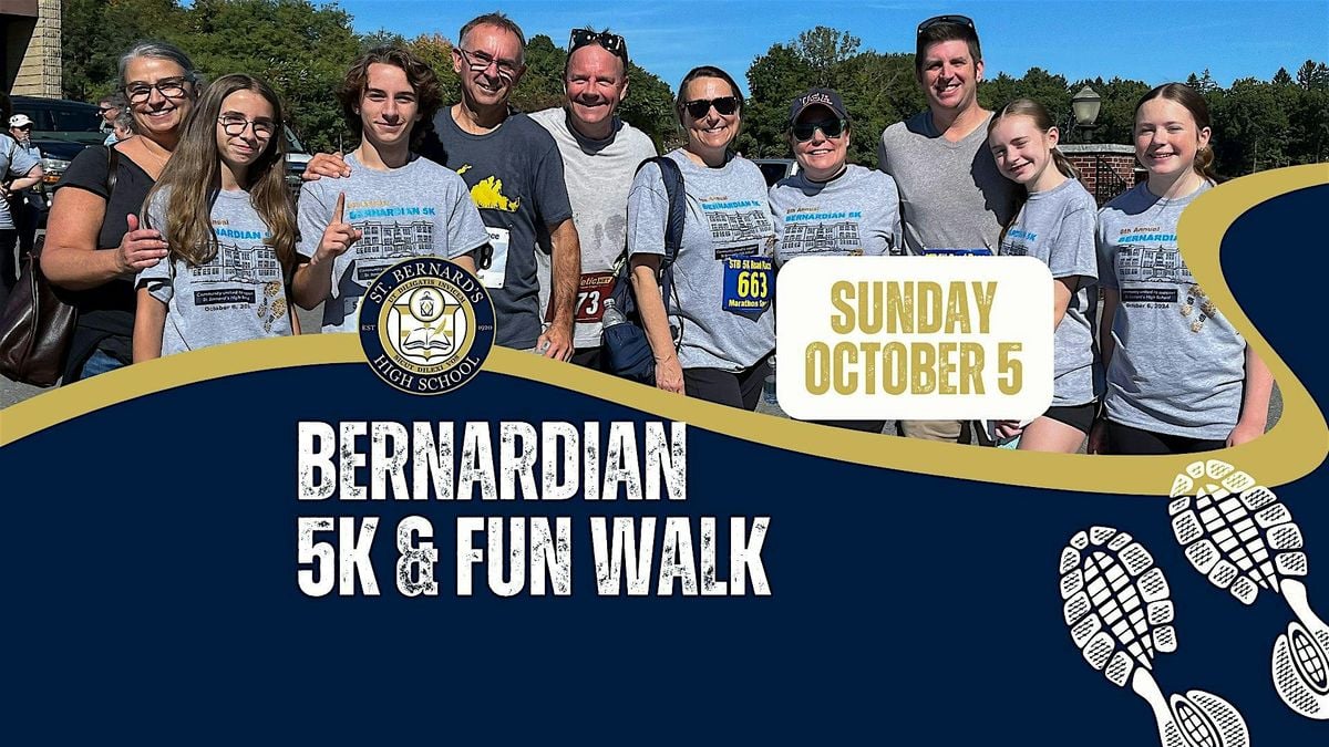 9th Annual Bernardian 5K and Fun Walk, 5 October | Event in Fitchburg | AllEvents