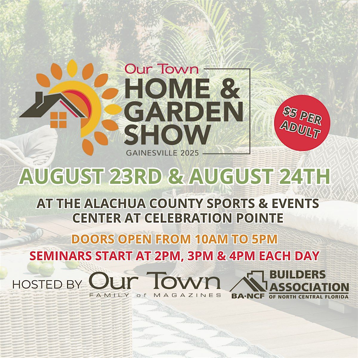2025 Our Town Home and Garden Show, 23 August | Event in Gainesville | AllEvents