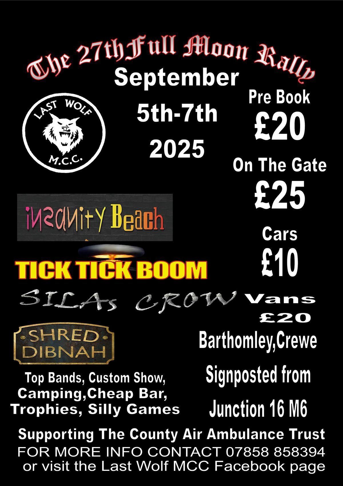 The 27th Full Moon Rally, 5 September | Event in Crewe | AllEvents