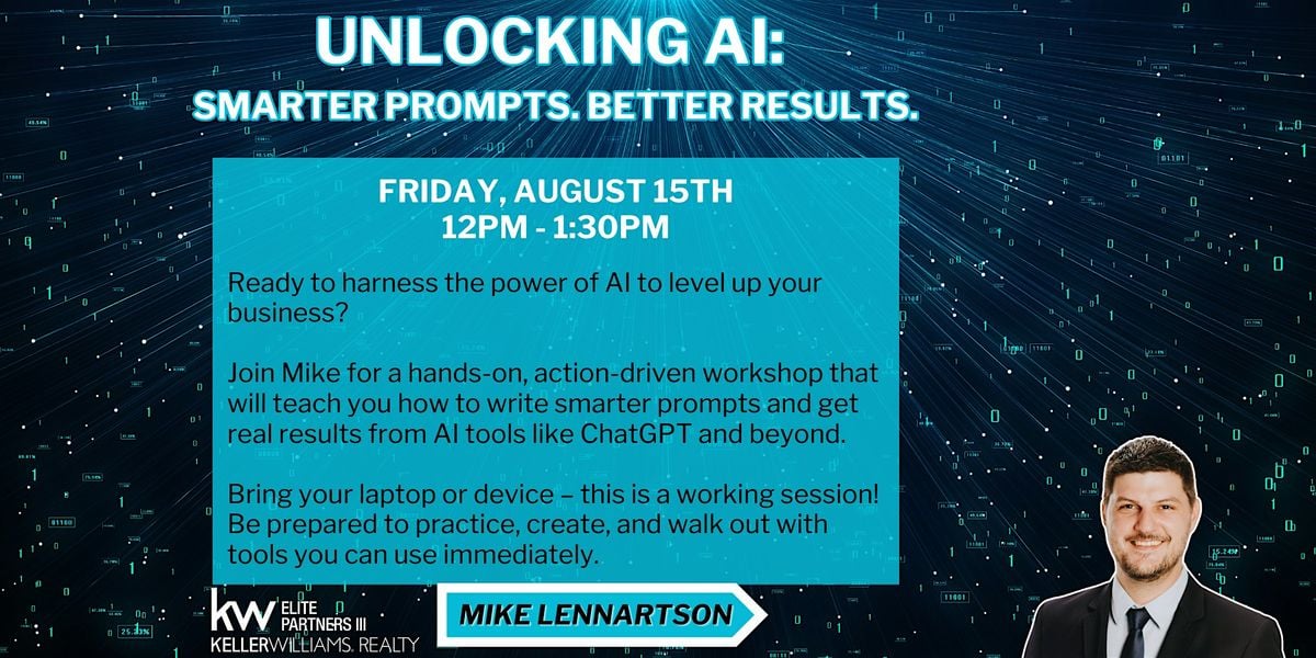 ((KW CLERMONT)) Unlocking AI, 15 August | Event in Clermont | AllEvents