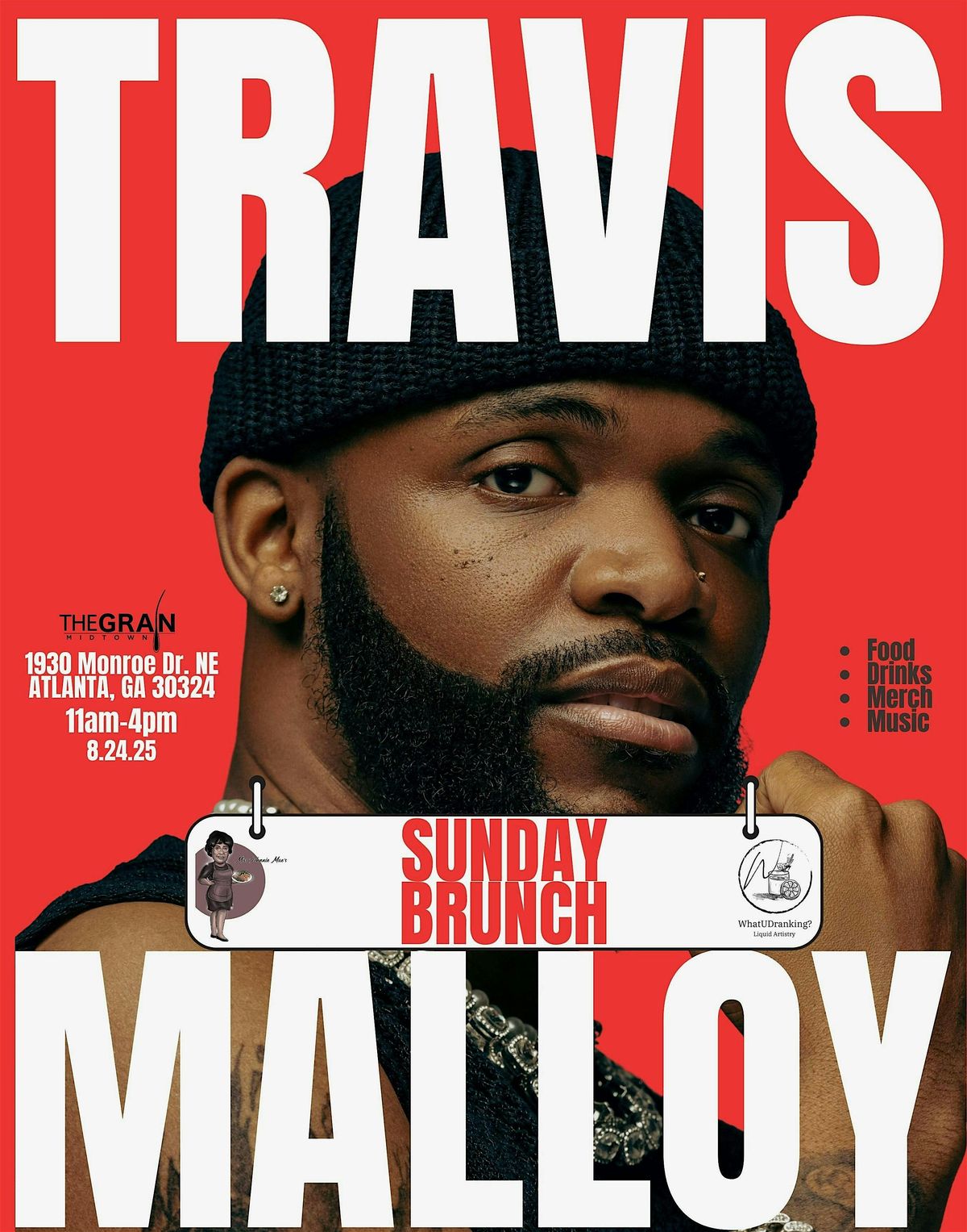 Travis Malloy Sunday Brunch, 24 August | Event in Atlanta | AllEvents