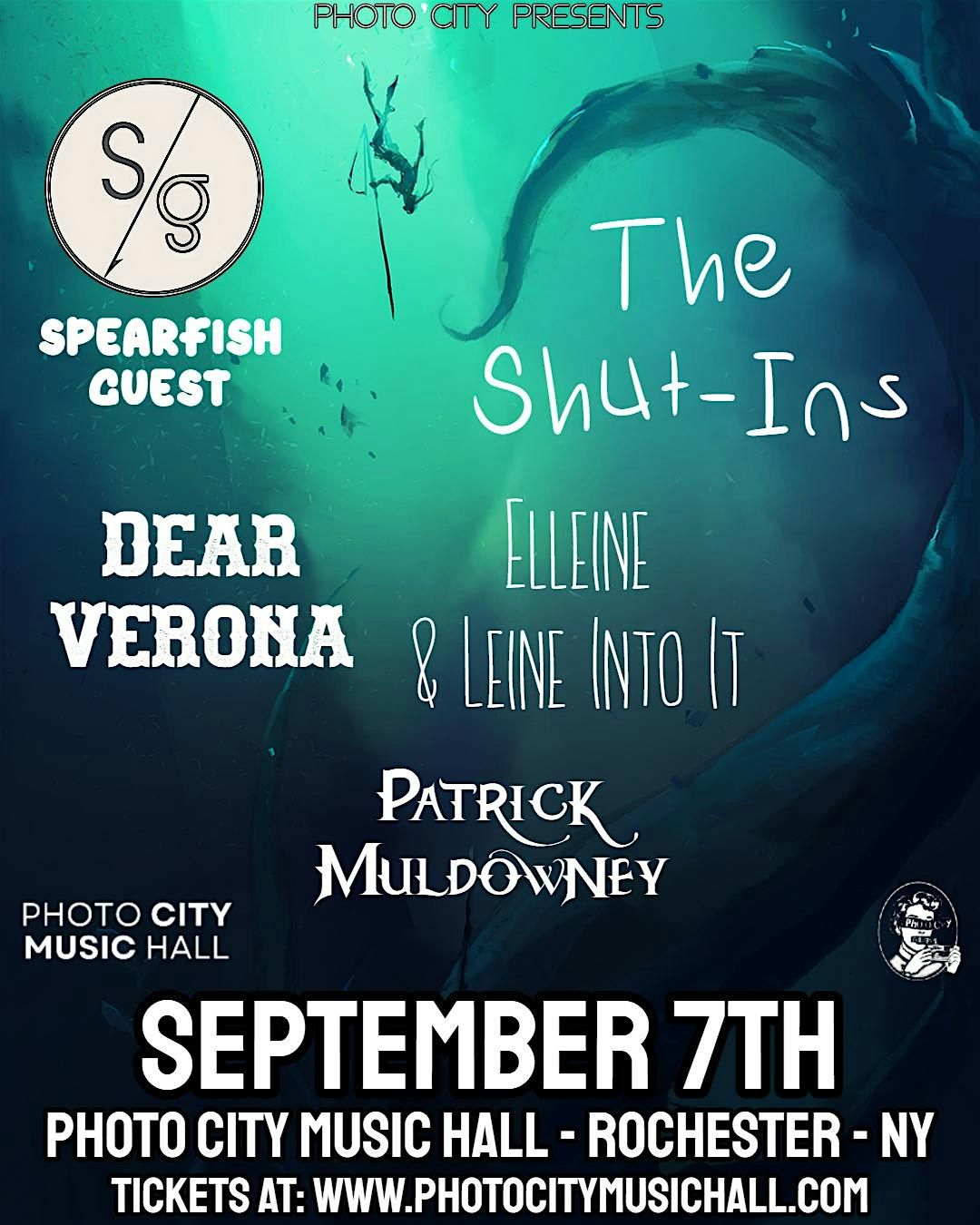 Spearfish Guest, The Shut-Ins, Dear Verona, Elleine & Leine Into It, & more, 7 September | AllEvents