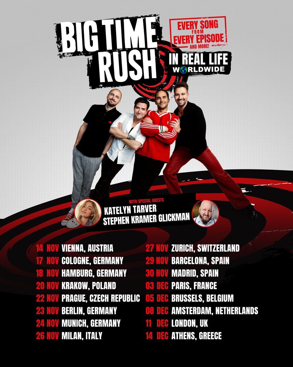Big Time Rush Prague Tickets, 22 November | Event in Prague | AllEvents
