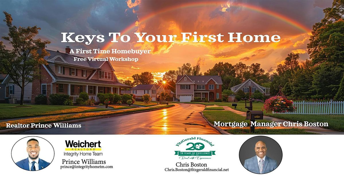 Keys To Your First Home: A First Time Homebuyer Workshop(Online)LINK BELOW, 16 August | Event in Clinton | AllEvents