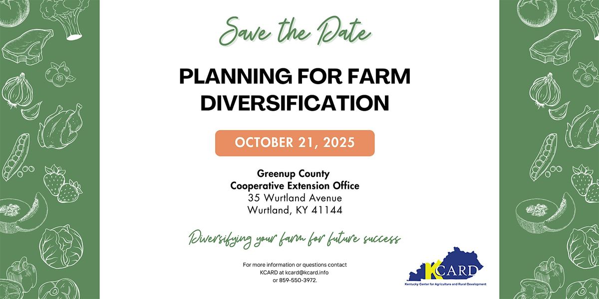 Planning for Farm Diversification - Greenup County, 21 October | Event in Greenup | AllEvents
