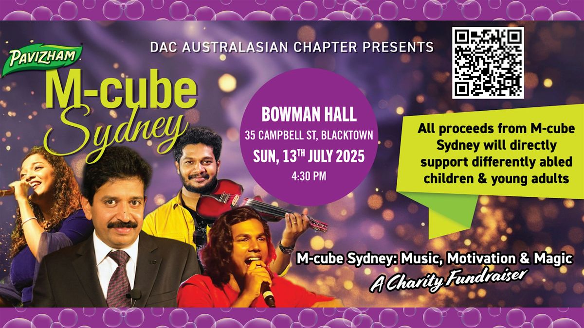 M-cube Sydney: a theatrical spectacle blending Music, Magic, and Motivation, 13 July | Event in Blacktown