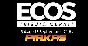Ecos - Tributo a Gustavo Cerati, 13 September | Event in Neuquén | AllEvents