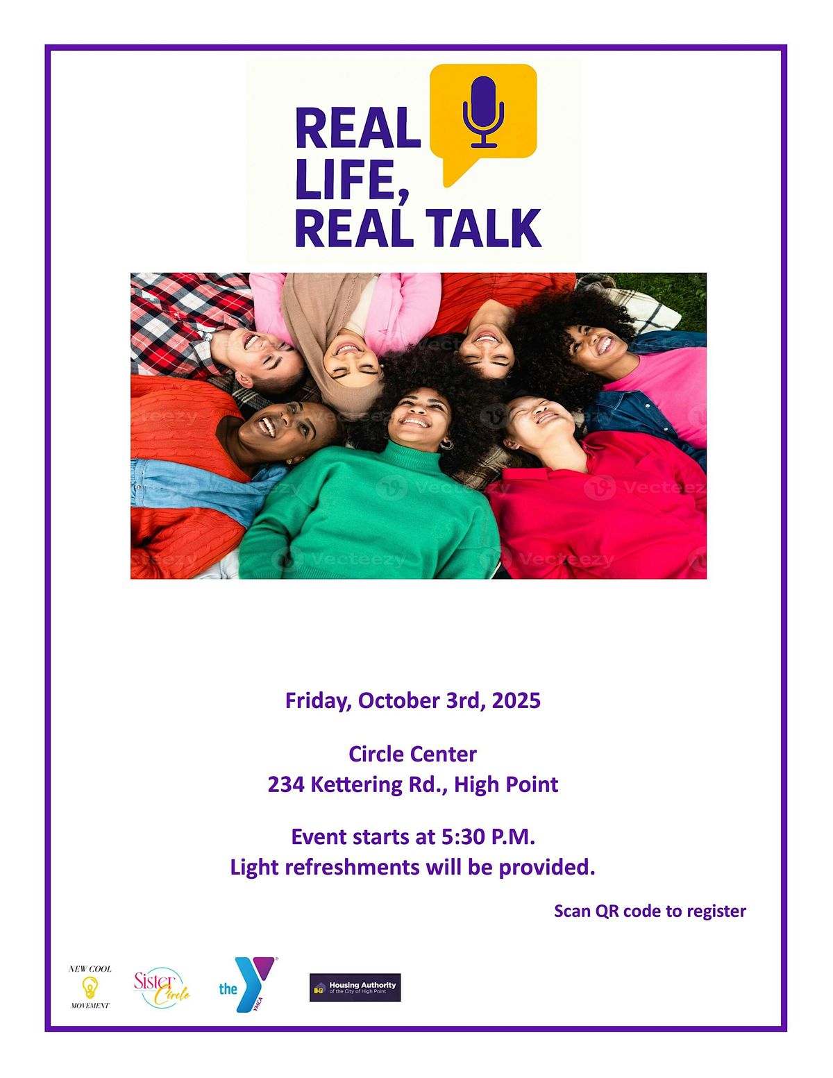 Real Life, Real Talk, 3 October | Event in High Point | AllEvents