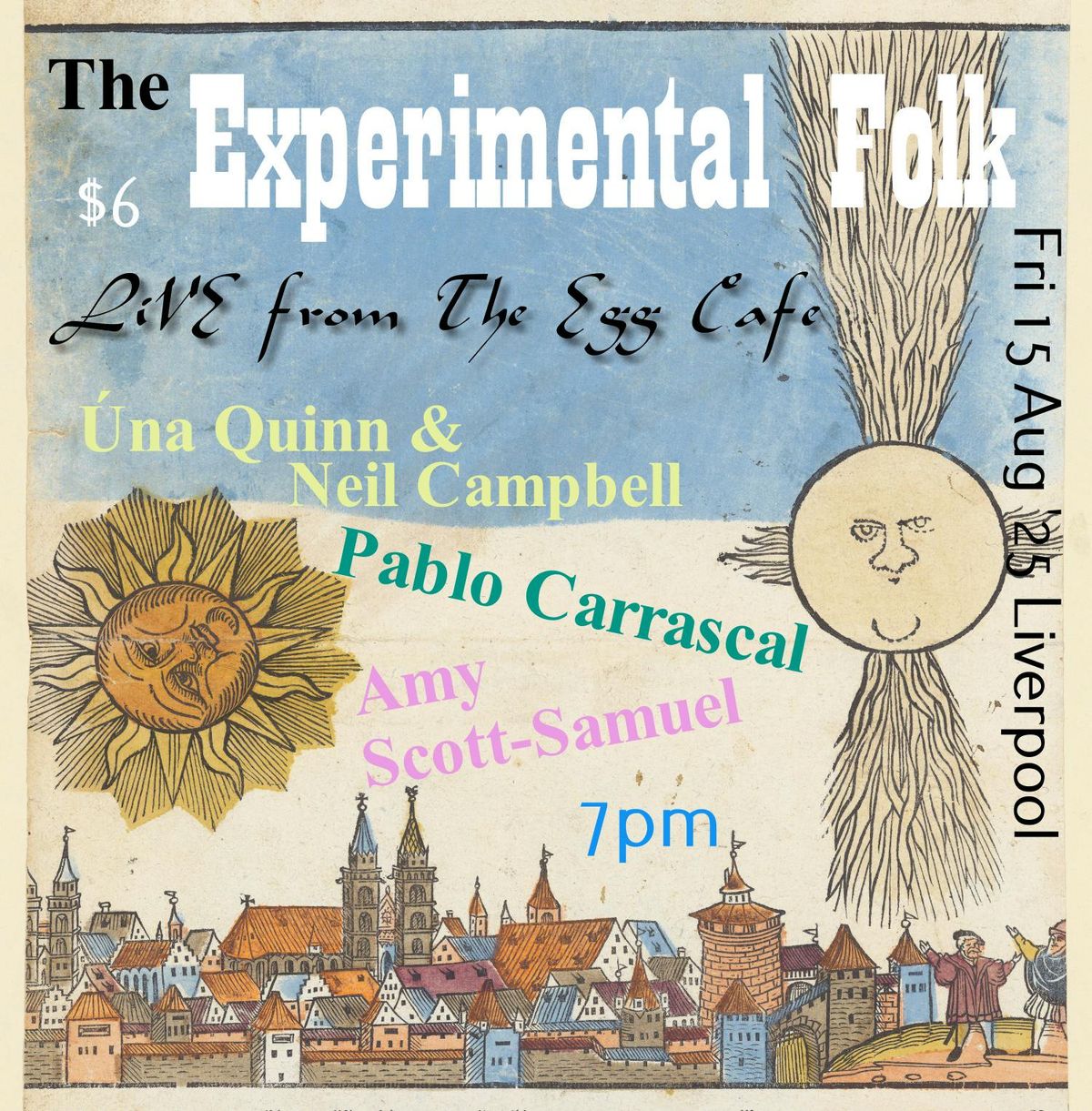 The Experimental Folk Live From The Egg Cafe, 15 August | Event in Liverpool | AllEvents